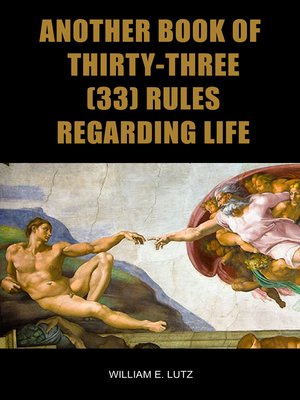 cover image of Another Book of Thirty-Three (33) Rules Regarding Life